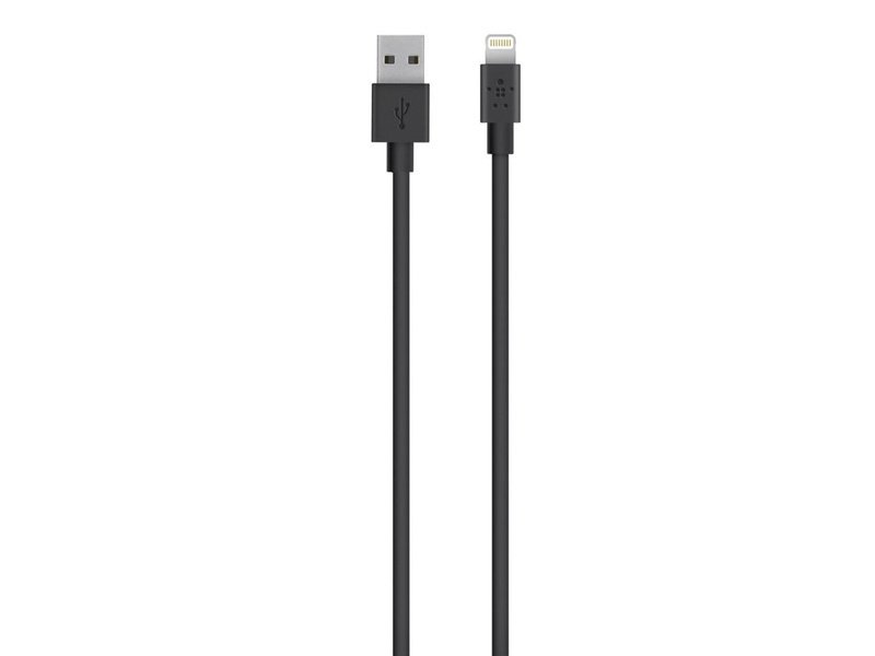 Belkin Mixit Up Lightning To USB Chargesync 3mtr Cable Black