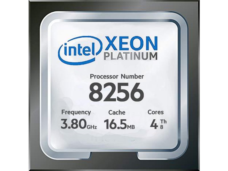 Intel Xeon Platium 8256 Processor 4-Core 8-Threads 16.5MB 3.8GHz FCLGA3647