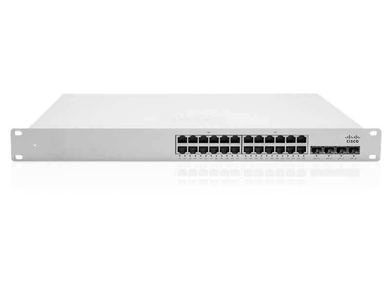 Cisco Meraki MS350L3 Stackable Cloud Managed 24 Ports Manageable Ethernet Switch, PoE