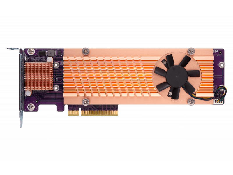 QNAP QM2-4P-384 Quad M.2 2280/22110 PCIe SSD Expansion Card PCIe GEN3X4