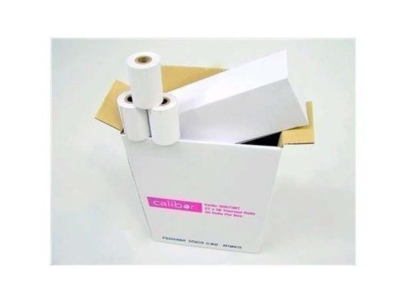Calibor Thermal Paper Rolls 57X38mm Box of 50 Rolls for POS RO5738T