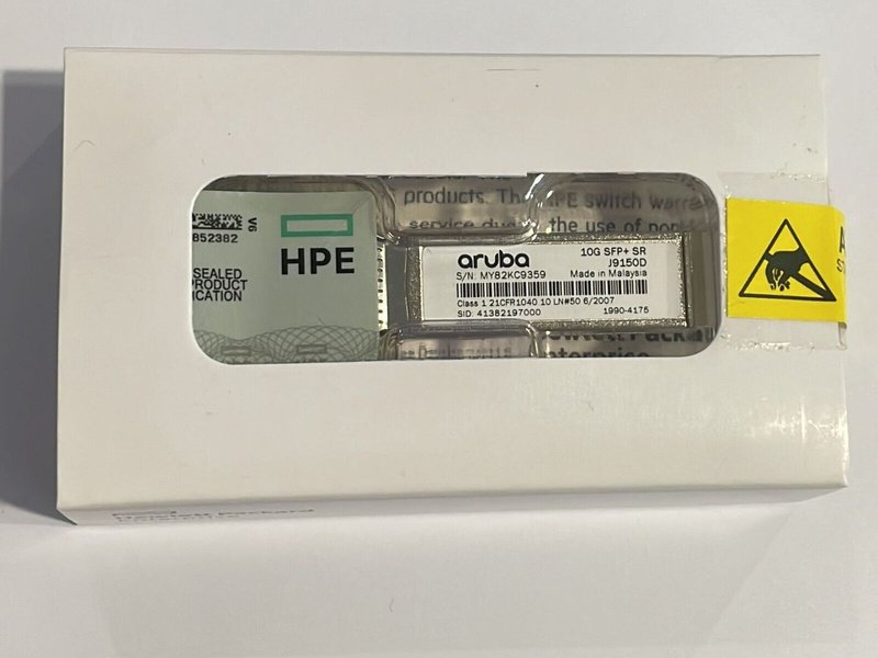 HPE Aruba 10G SFP+ LC SR 300m OM3 MMF Transceiver