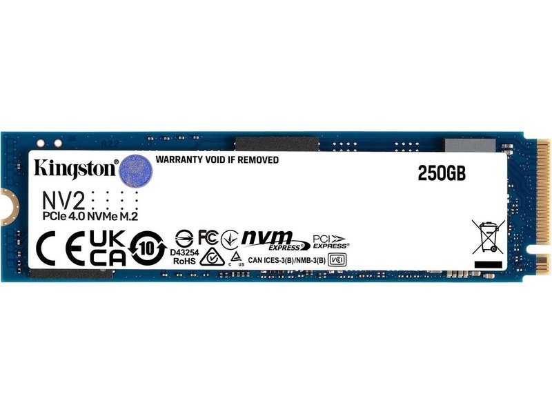 Kingston NV2 250GB M.2 NVMe PCIe 4.0 SSD