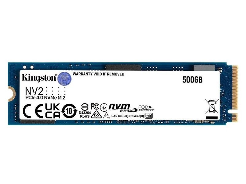 Kingston NV2 500GB M.2 NVMe PCIe 4.0 SSD