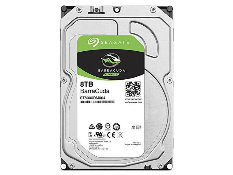 Seagate 8TB BarraCuda 3.5" 5400 RPM SATA3 Desktop Hard Drive