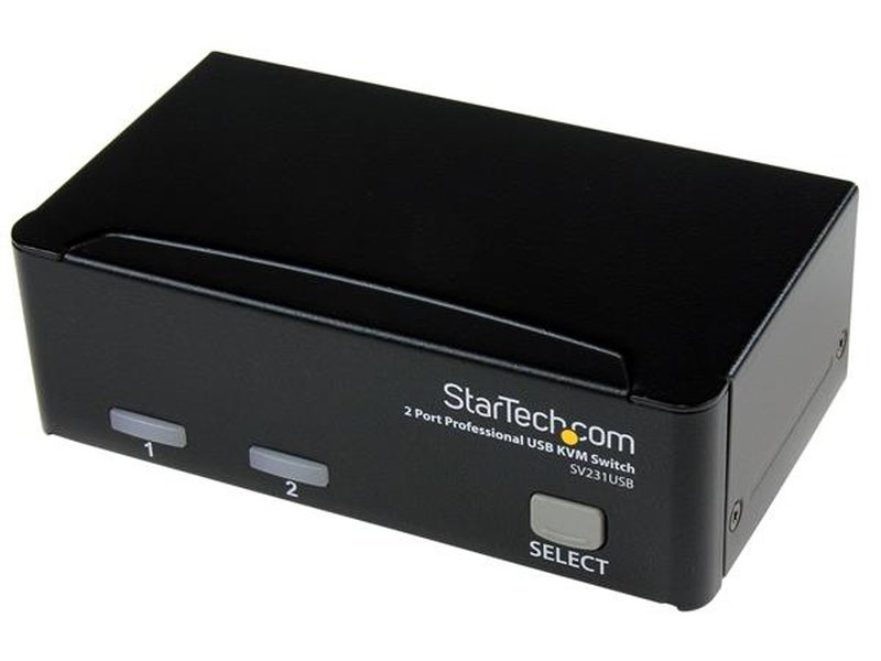 StarTech 2 Port Professional USB KVM Switch Kit with Cables