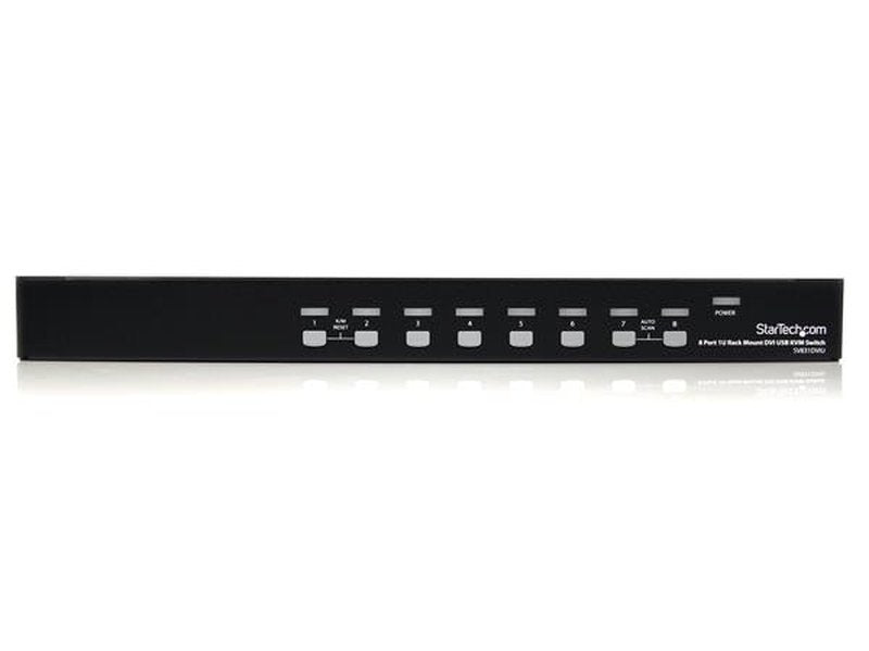 StarTech 8 Port 1U Rackmount DVI USB KVM Switch