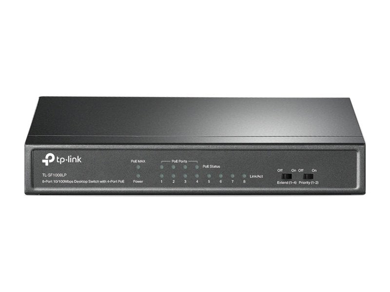 TP-Link TL-SF1008LP 8-Port 10/100Mbps Desktop Switch with 4-Port PoE