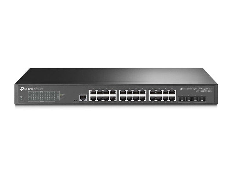 TP-Link TL-SG3428X JetStream 24-Port Gigabit L2+ Managed Switch with 4 10GE SFP+ Slots