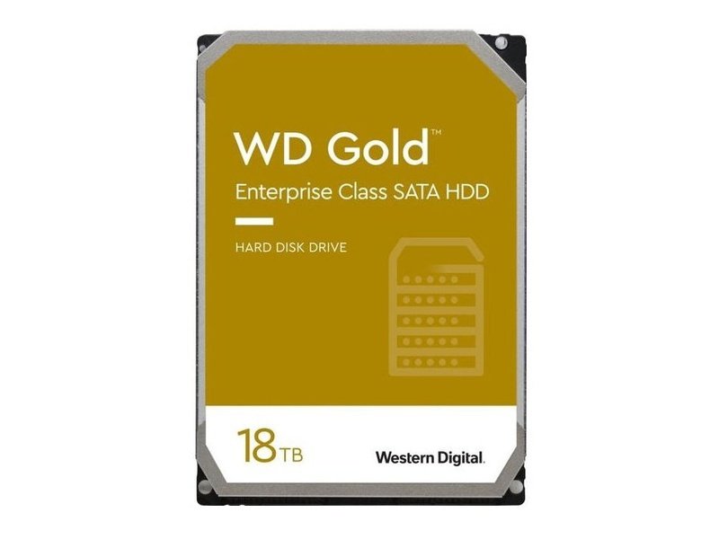 WD Gold 18TB 3.5" SATA 6Gb/s 512e 7200RPM Enterprise Hard Drive