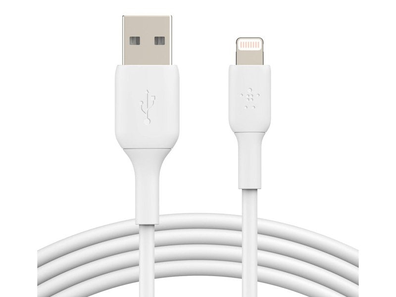 Belkin 1M USB-A To Lightning Cable MFI White