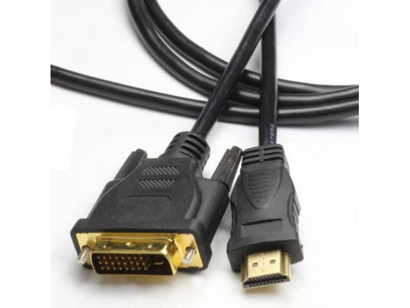 HDMI Male to DVI-D Male Cable 3m